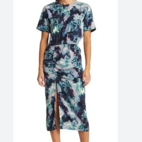 Open Edit Ruched Detail Midi Dress - Picture 2 of 13